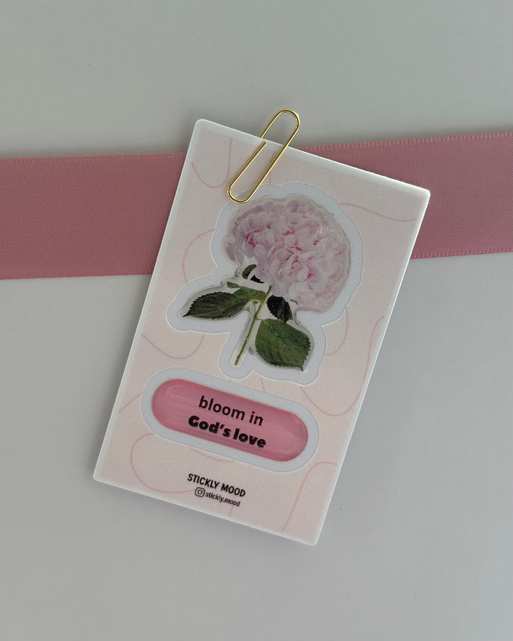 Bloom in God’s Love – Epoxy Phone Sticker Pack