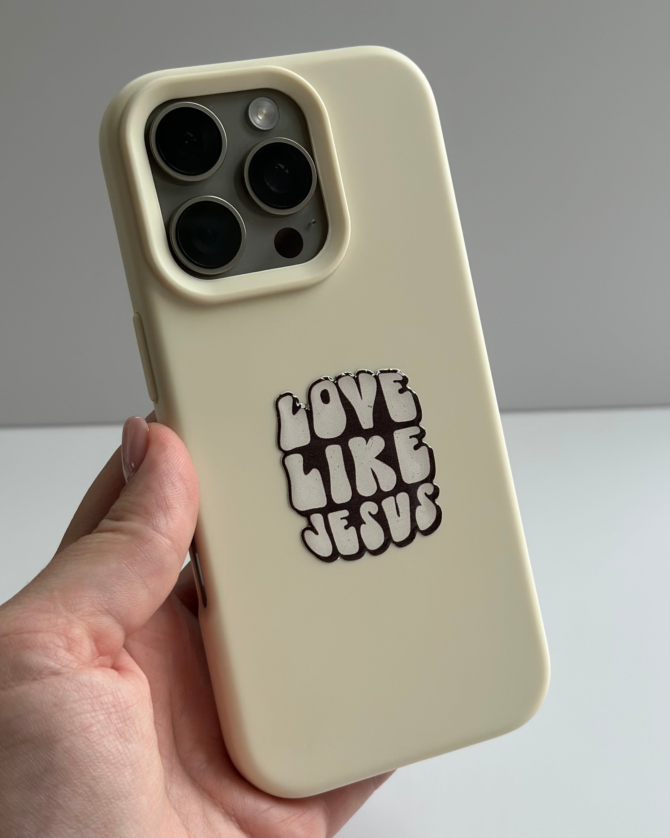 Love Like Jesus Phone Case – Christian Retro Aesthetic