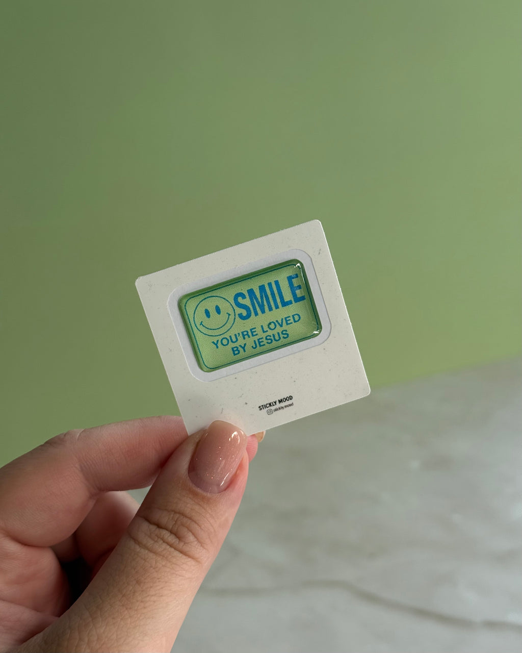 Smile – You’re Loved by Jesus Sticker | Christian Faith Vinyl Sticker