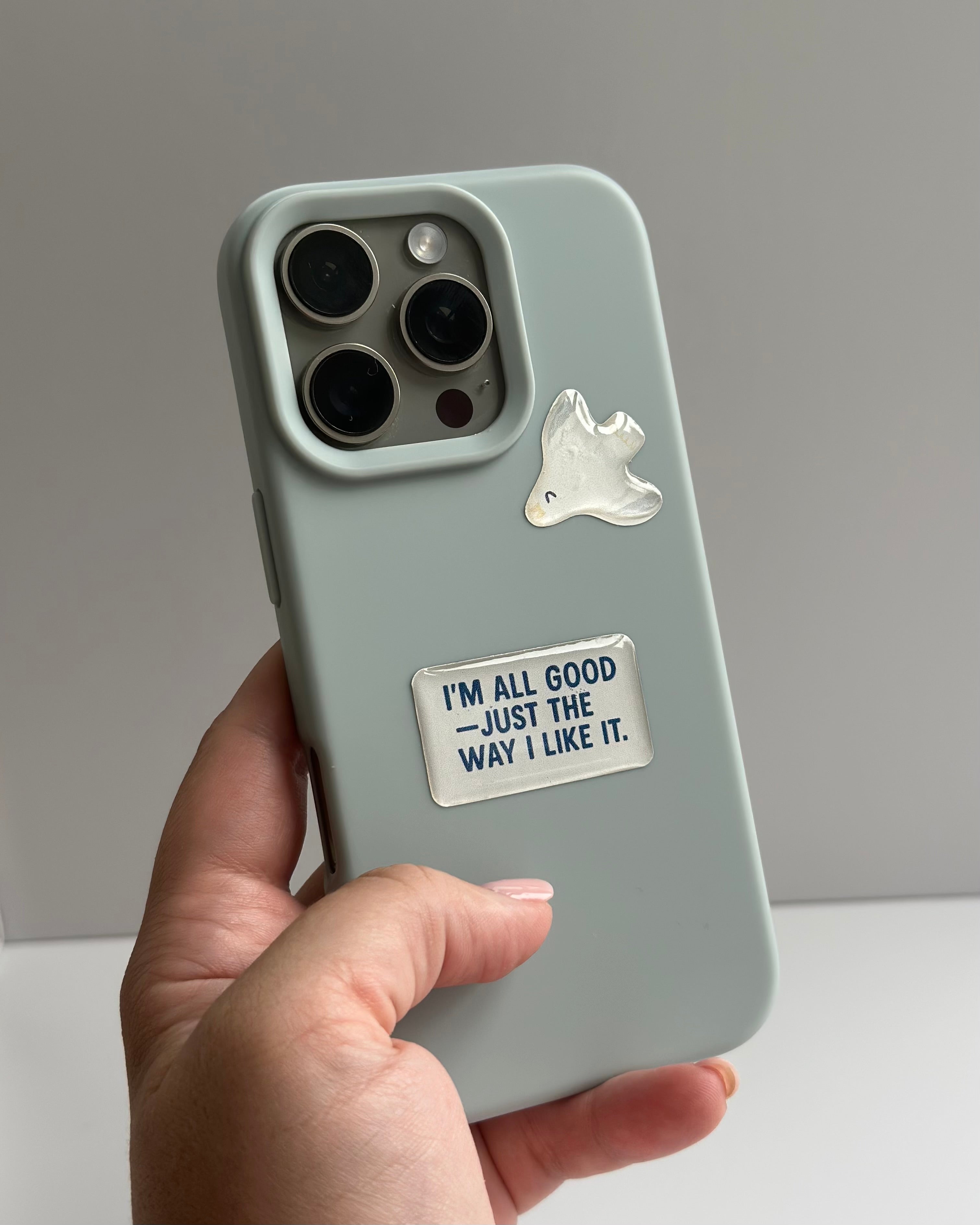I’m All Good Phone Case – Motivational Aesthetic Minimalist Quote