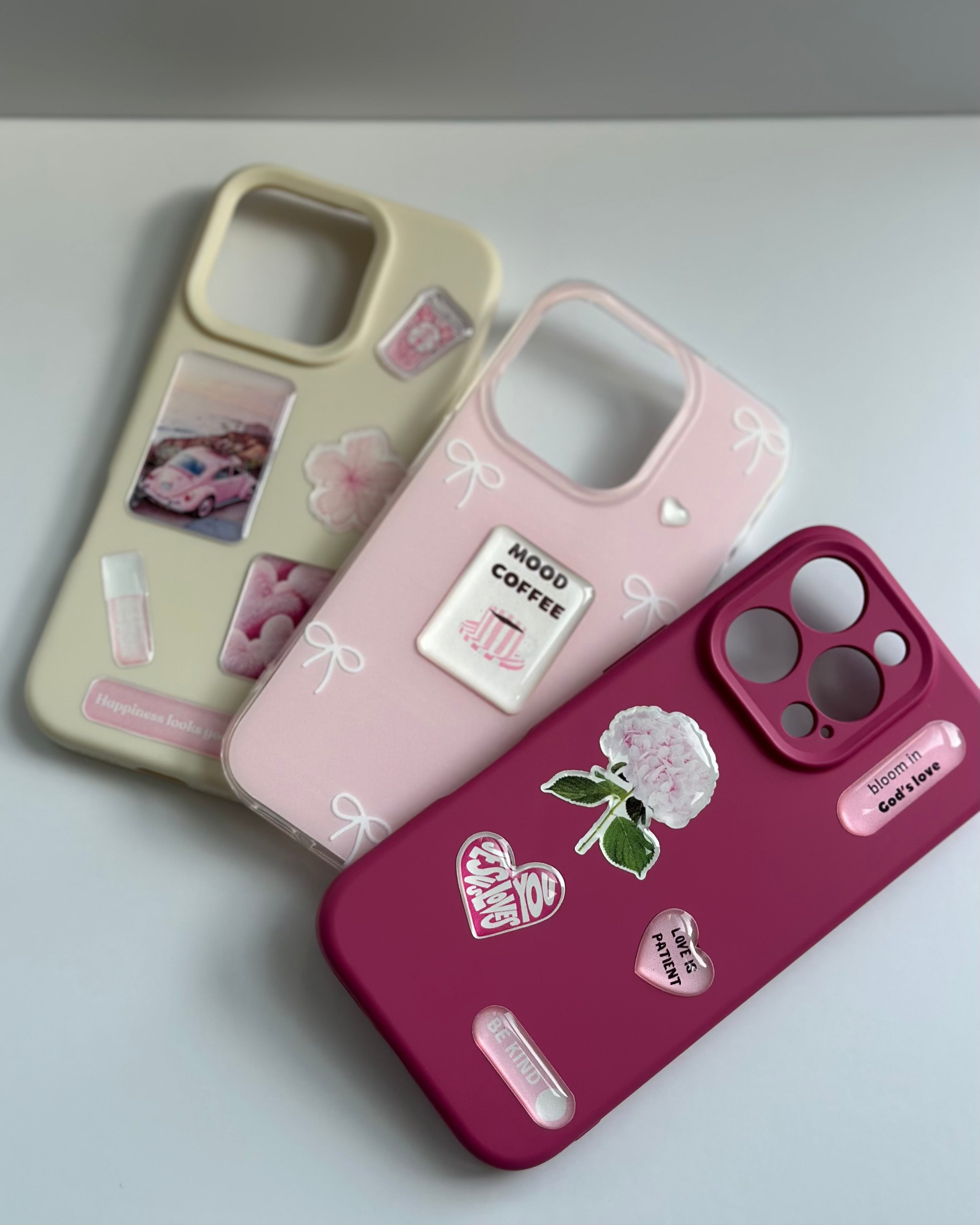 Mood Coffee Epoxy Sticker – Aesthetic 3D Glossy Sticker