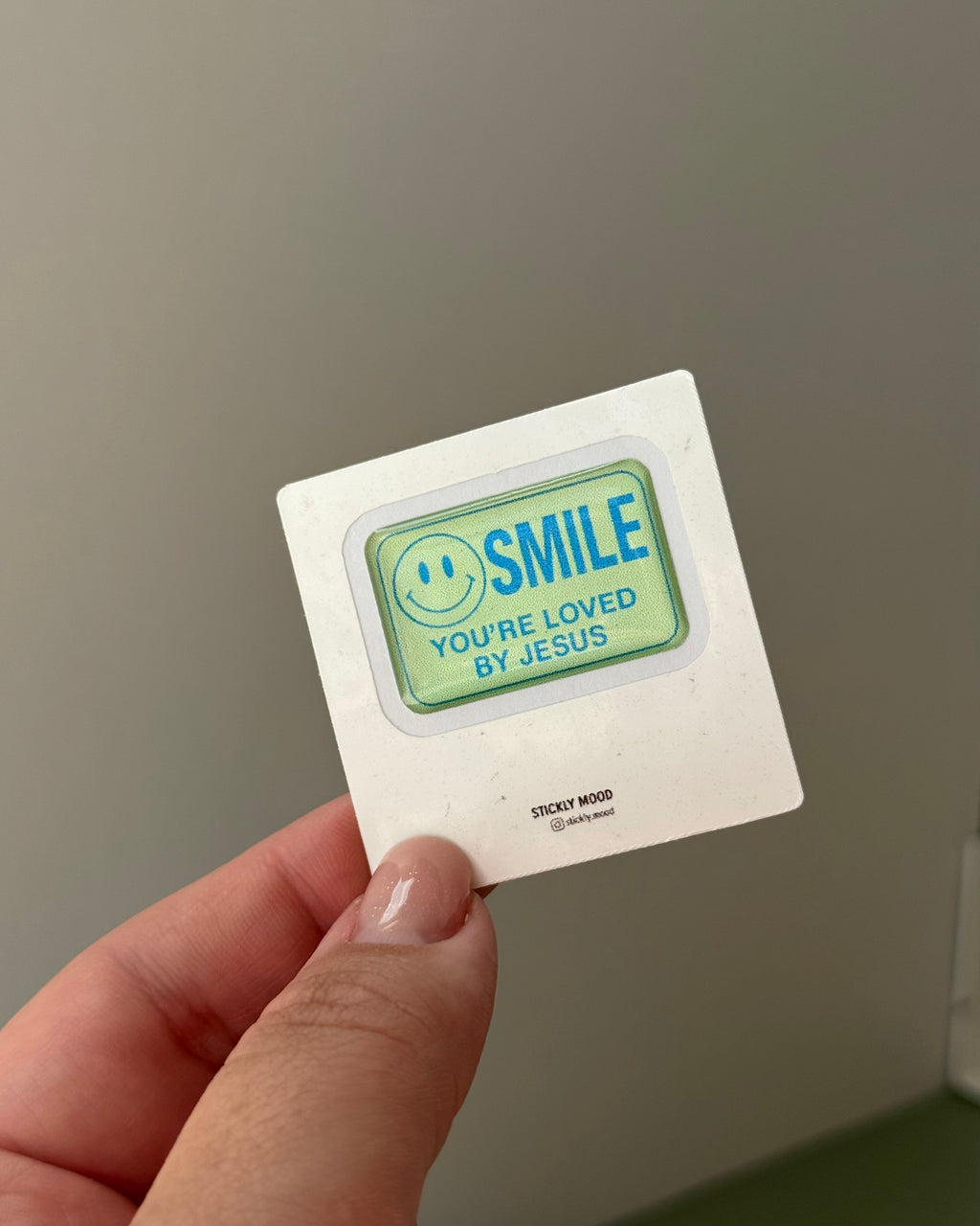 Smile – You’re Loved by Jesus Sticker | Christian Faith Vinyl Sticker