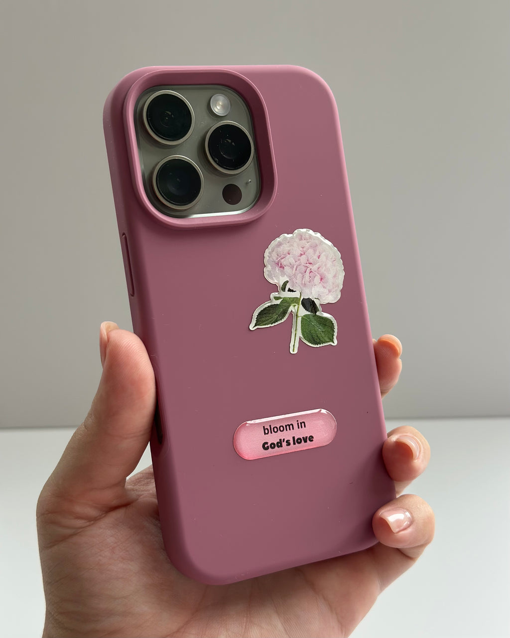 Bloom in God’s Love – Epoxy Phone Sticker Pack