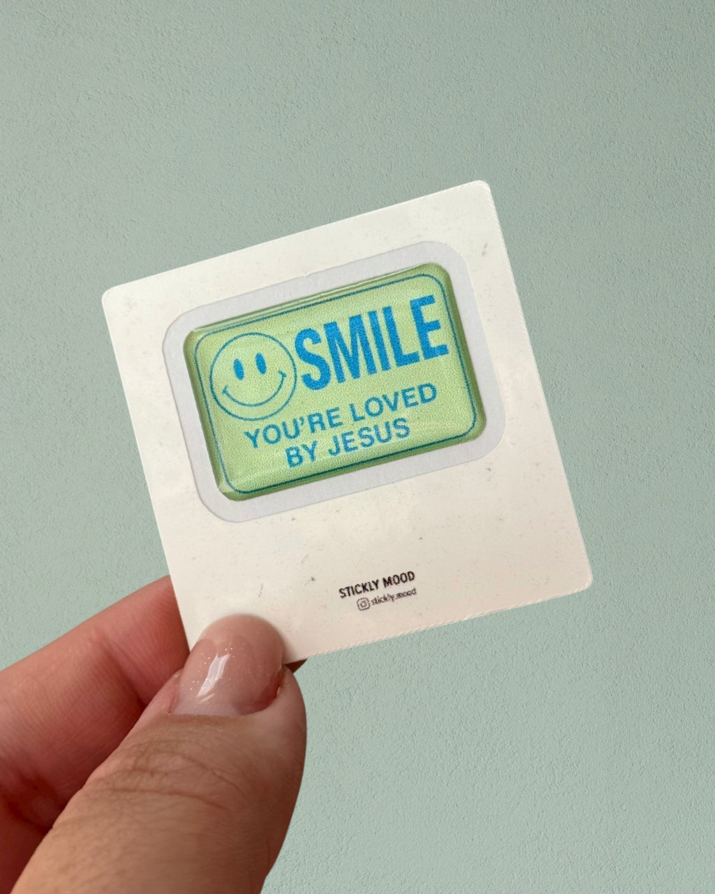 Smile – You’re Loved by Jesus Sticker | Christian Faith Vinyl Sticker