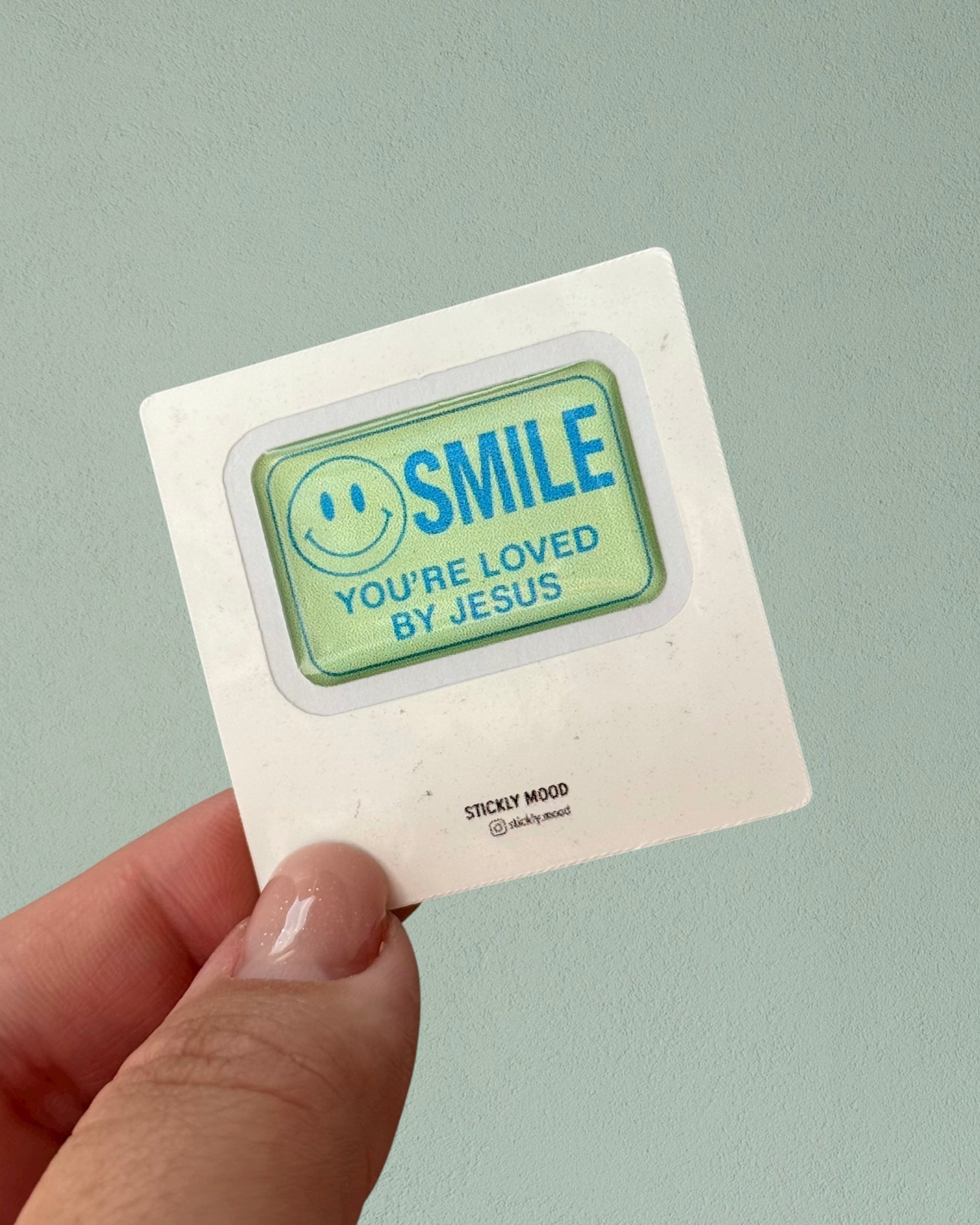 Smile – You’re Loved by Jesus Sticker | Christian Faith Vinyl Sticker